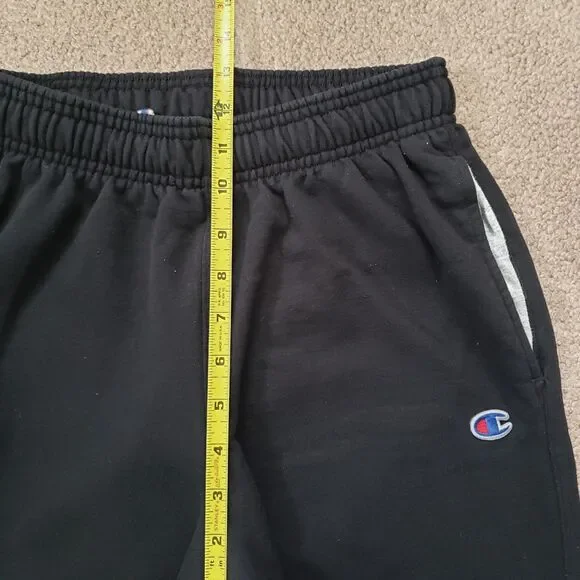 Lot Of 2 Champion Spellout Size Small Mens Black & Gray Jogger Sweatpants - Picture 10 of 13